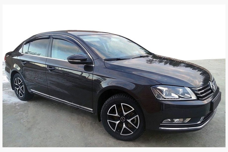 Volkswagen Passat B6 2006-2012 гг. Ветровики SD (4 шт, SIM) Image