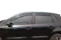Volkswagen Polo 2010-2017 гг. Ветровики HB (4 шт, SIM) фото 1