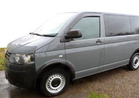 Volkswagen T5 Multivan 2003–2010 гг. Ветровики на окна (2 шт, SIM) фото 1
