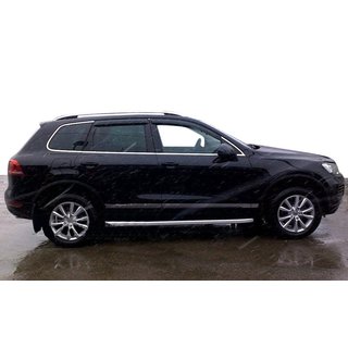 Ветровики на окна (4 шт, SIM) Volkswagen Touareg 2010-2018 гг.