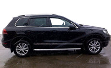 Volkswagen Touareg 2010-2018 гг. Ветровики на окна (4 шт, SIM) фото 1