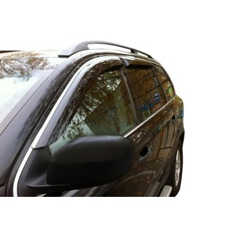 Хромированные ветровики (4 шт, SIM) Volvo XC90 2002-2014 гг.