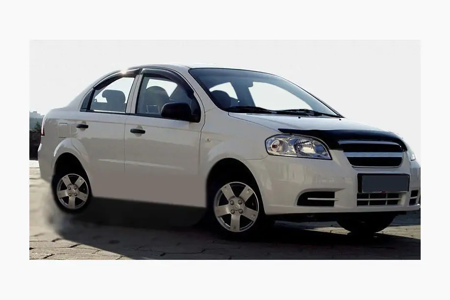 Chevrolet Aveo T250 2005-2011 гг. Дефлектор капота SD (SIM) Image