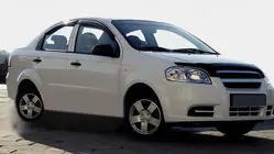 Chevrolet Aveo T250 2005-2011 гг. Дефлектор капота SD (SIM) фото 1