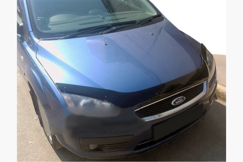 Ford Focus II 2005-2008 гг. Дефлектор капота SIM Image