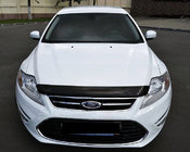 Ford Mondeo 2008-2014 гг. Дефлектор капота 2010-2015 (SIM) фото 1