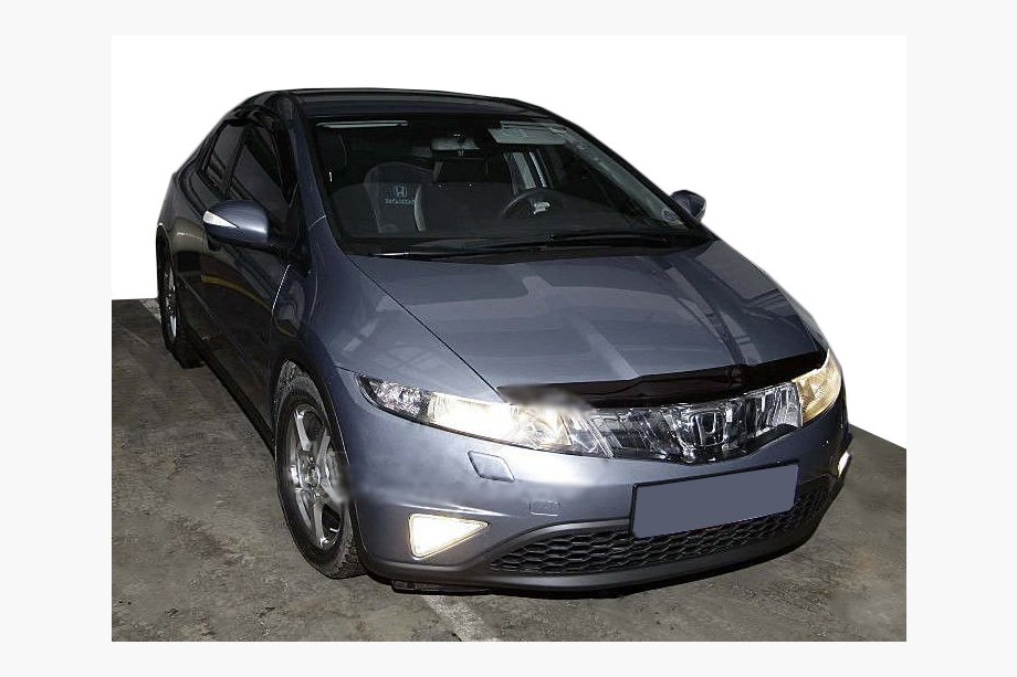 Honda Civic HB 2006-2012 гг. Дефлектор капота (SIM) Image
