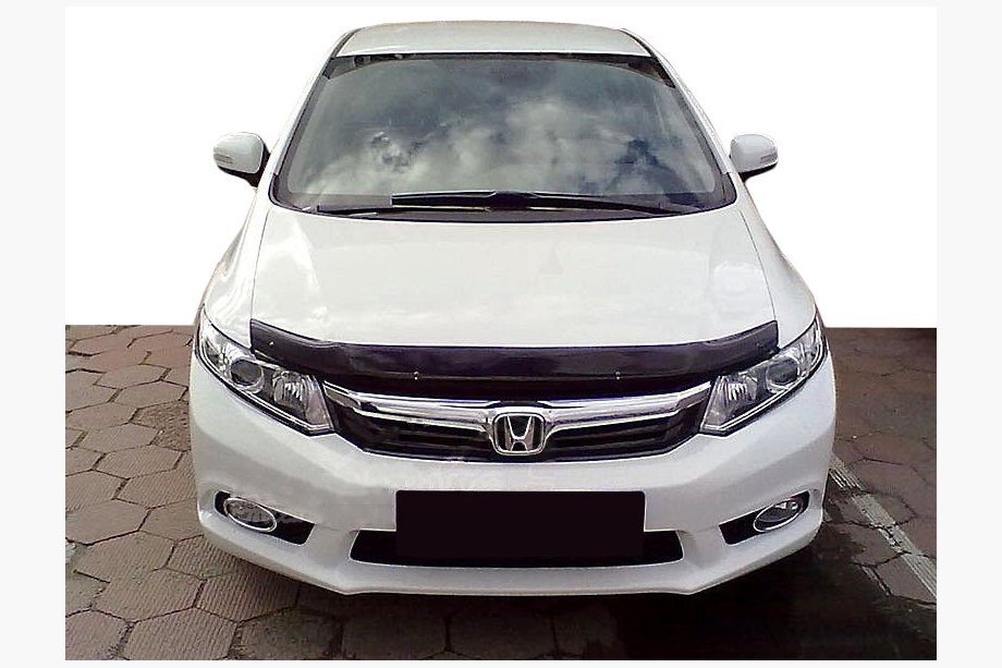 Honda Civic Sedan IX 2011-2016 гг. Дефлектор капота (SIM) Image