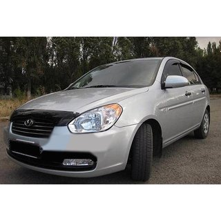 Дефлектор капота (SIM) Hyundai Accent 2006-2010 гг. фото 1