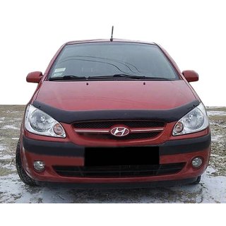 Дефлектор капота 2006+ (SIM) Hyundai Getz 2002- гг. фото 1