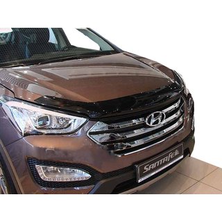 Дефлектор капота (SIM) Hyundai Santa Fe 3 2012-2018 гг. фото 1