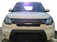 Kia Soul I 2008-2013 гг. Дефлектор капота (SIM) фото 1