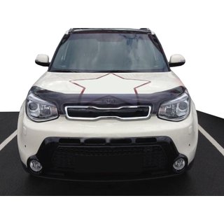 Дефлектор капота (SIM) Kia Soul II 2013-2018 гг. фото 1