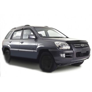 Дефлектор капота (SIM) Kia Sportage 2004-2010 гг. фото 1
