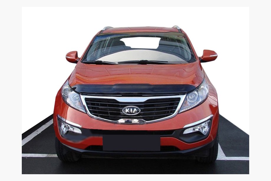 Kia Sportage 2010-2015 гг. Дефлектор капота (SIM) Image