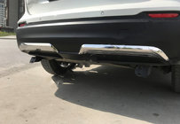 Накладки на кромку заднего бампера из нержавеющей стали (2017-2021) фото 1