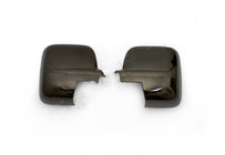 Fiat Talento 2016- гг. Накладки на Зеркала (2 шт., Черный Хром) фото 1