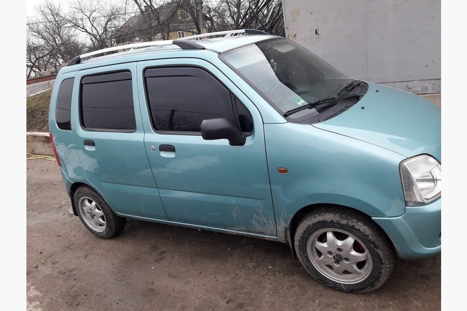 Opel Agila 2000-2007 гг. Хромированные Рейлинги Image
