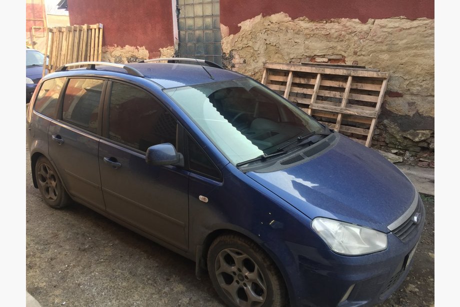 Ford C-Max 2004-2010 гг. Хромированные Рейлинги Металлические ножки Фото 5