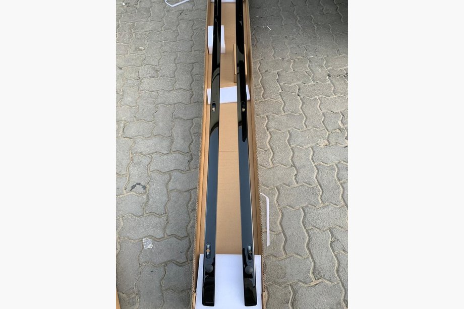 Toyota Land Cruiser Prado 150 2009-2023 гг. Рейлинги дизайн Lexus (2 шт., черные) Image