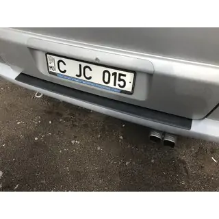 Накладка на задний бампер DDU-Мат (ABS)
