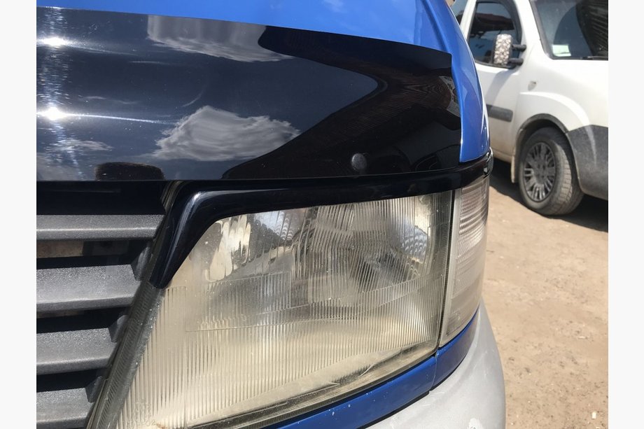 Mercedes Vito 638 реснички черный глянец Image