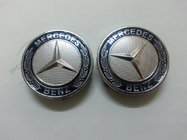 Mercedes GL сlass X164 2006-2012 гг. Колпачки на оригинальные диски 71 мм (синие, комплект 4 шт) фото 1