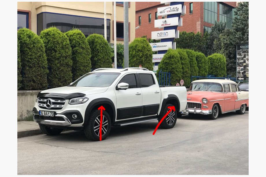 Mercedes X Class Расширители колесных арок(под покраску) Image