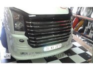 Volkswagen Crafter 2006-2016 гг. Передний бампер 2012↗ (USA-стиль, грунтованный под покраску) фото 1