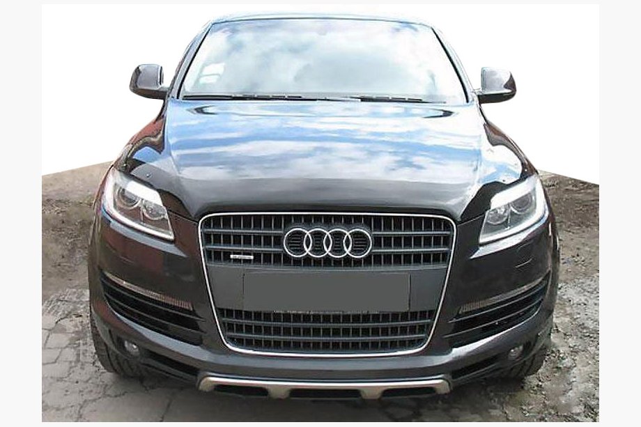 Audi Q7 2005-2015 гг. Дефлектор капота (VIP) Image