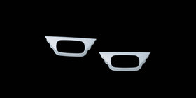 Audi A6 C5 2001-2004 гг. Хромированные накладки на поворотники (2 шт., пластик) фото 1