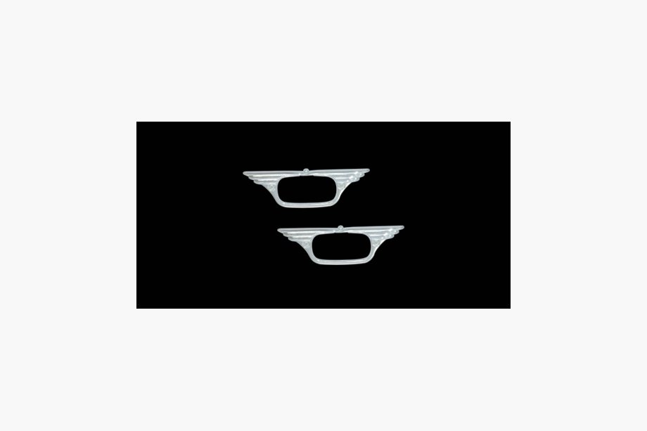 Audi A6 C6 2004-2011 гг. Окантовка поворотника (2 шт., Пластик) Image