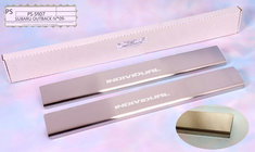 Subaru Outback 2009-2014 гг. Накладки на пороги Natanika Standard (2 шт, нержавейка) фото 1