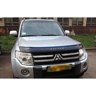 Дефлектор капота (VIP) Mitsubishi Pajero Wagon IV 2006-2021 гг. фото 1