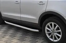Mercedes GLK сlass X204 2008-2015 гг. Боковые Подножки Fullmond (2 шт., Алюминий) фото 1