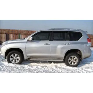 Рейлинги Оригинальный Дизайн (Серые, 2 шт) Toyota Land Cruiser Prado 150 2009-2023 гг. фото 4