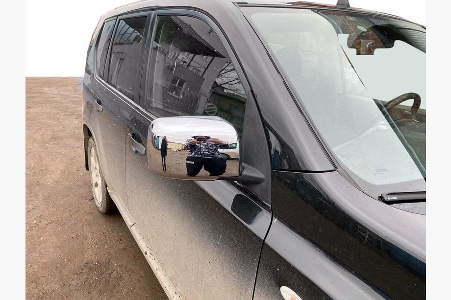 Nissan X-trail T31 2007-2014 гг. Накладки на Зеркала (2 шт., ABS) Image