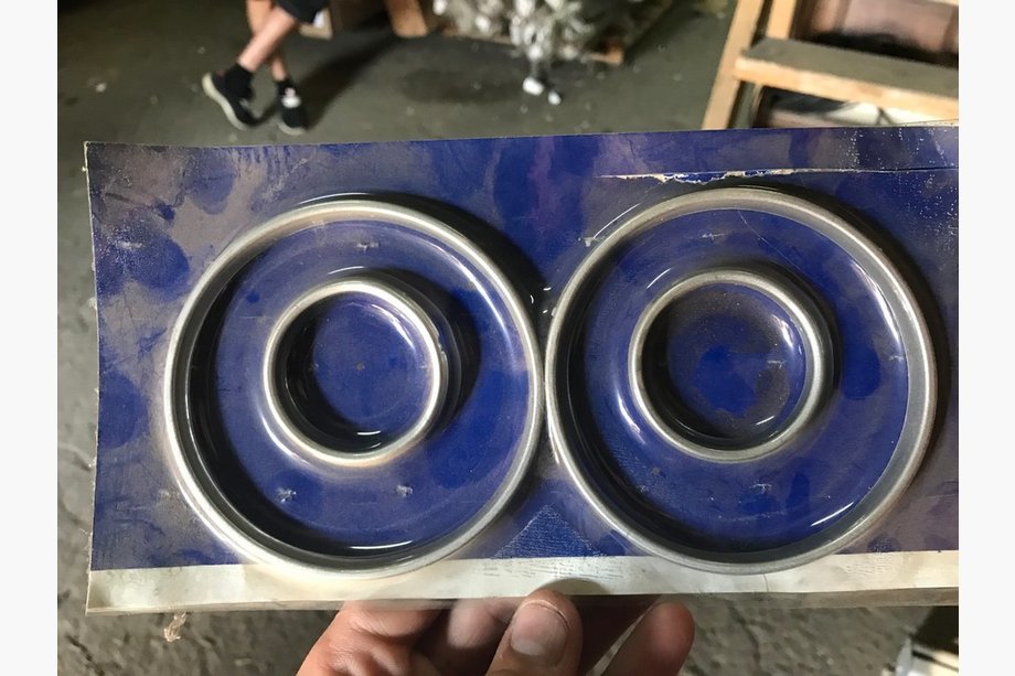 BMW 5 серия E34 1988-1995 гг. Кольца на приборную панель (4 шт) Image