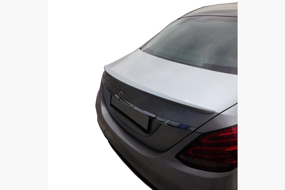 Mercedes C-class W204 2007-2015 гг. Спойлер (под покраску) Image