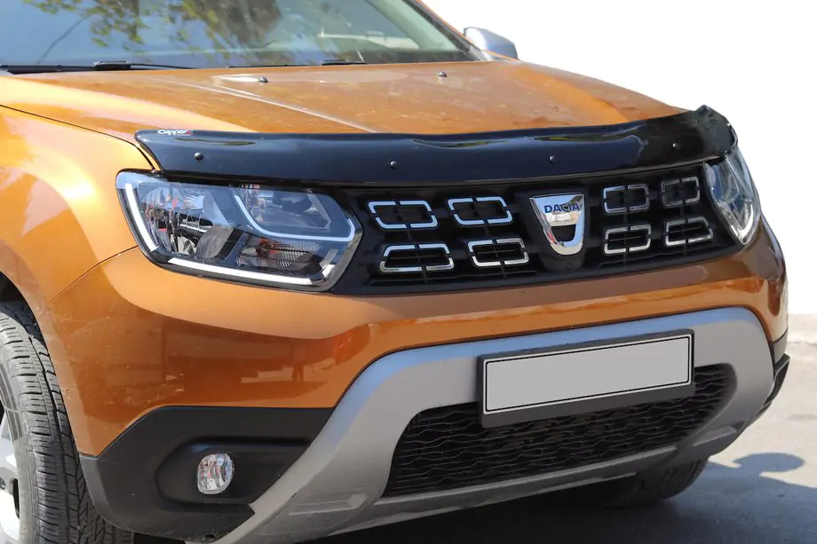 Dacia Duster 2018-2024 гг. Дефлектор капота (EuroCap)