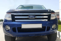 Ford Ranger 2011–2022 гг. Дефлектор капота EuroCap (2011-2015) фото 1