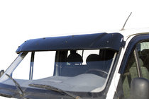 Ford Transit 1991-2000 гг. Козырек на лобовое стекло (черный глянец, 5мм) фото 1