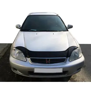 Дефлектор капота (EuroCap) Honda Civic 1995-2001 гг. фото 1