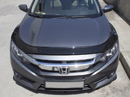 Honda Civic Sedan X 2016-2021 гг. Дефлектор капота (EuroCap) фото 1