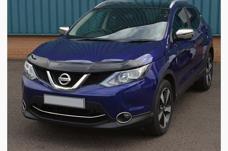 Nissan Qashqai 2014-2021 гг. Дефлектор капота EuroCap (2014-2017)