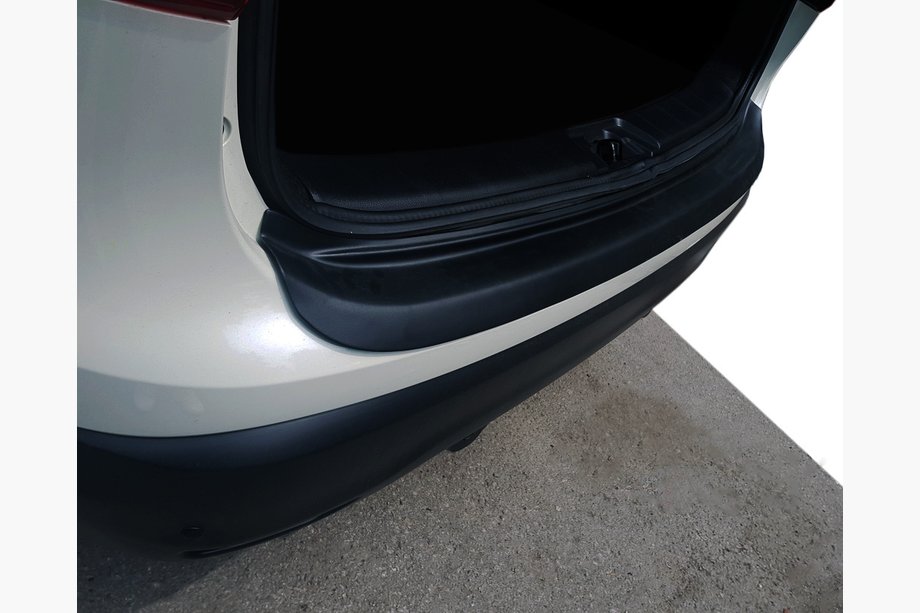 Nissan Qashqai 2014-2021 гг. Накладка на задний бампер EuroCap (2014-2017, ABS) Фото 1
