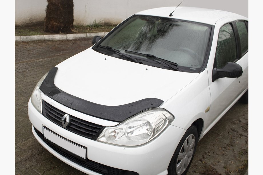 Renault Symbol 2008-2013 гг. Дефлектор капота (EuroCap) Image