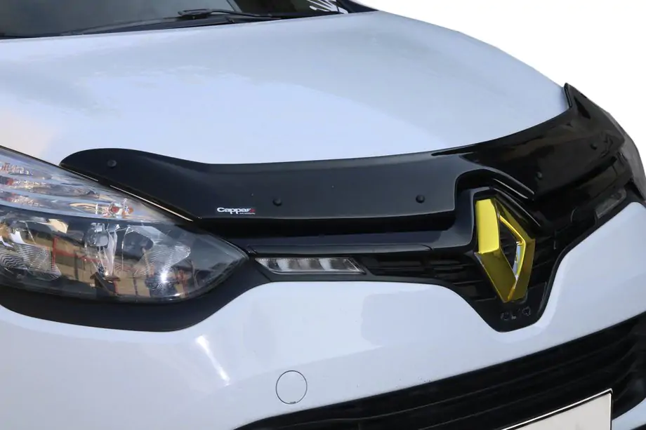 Renault Clio IV 2012-2019 гг. Дефлектор капота (EuroCap)
