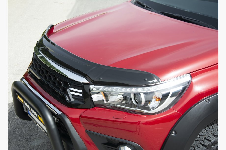 Toyota Hilux 2015- гг. Дефлектор капота (2015-2020, EuroCap) Image