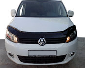 Volkswagen Caddy 2010-2015 гг. Дефлектор капота (EuroCap) фото 1